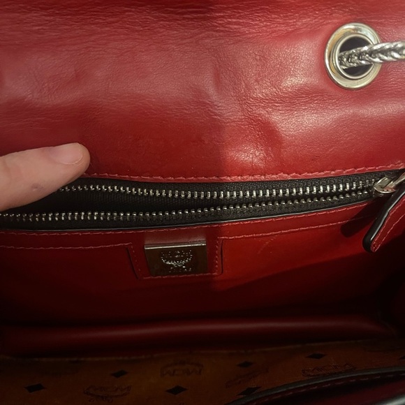 MCM Black Crossbody Bag with Silver Accents - Picture 5 of 9